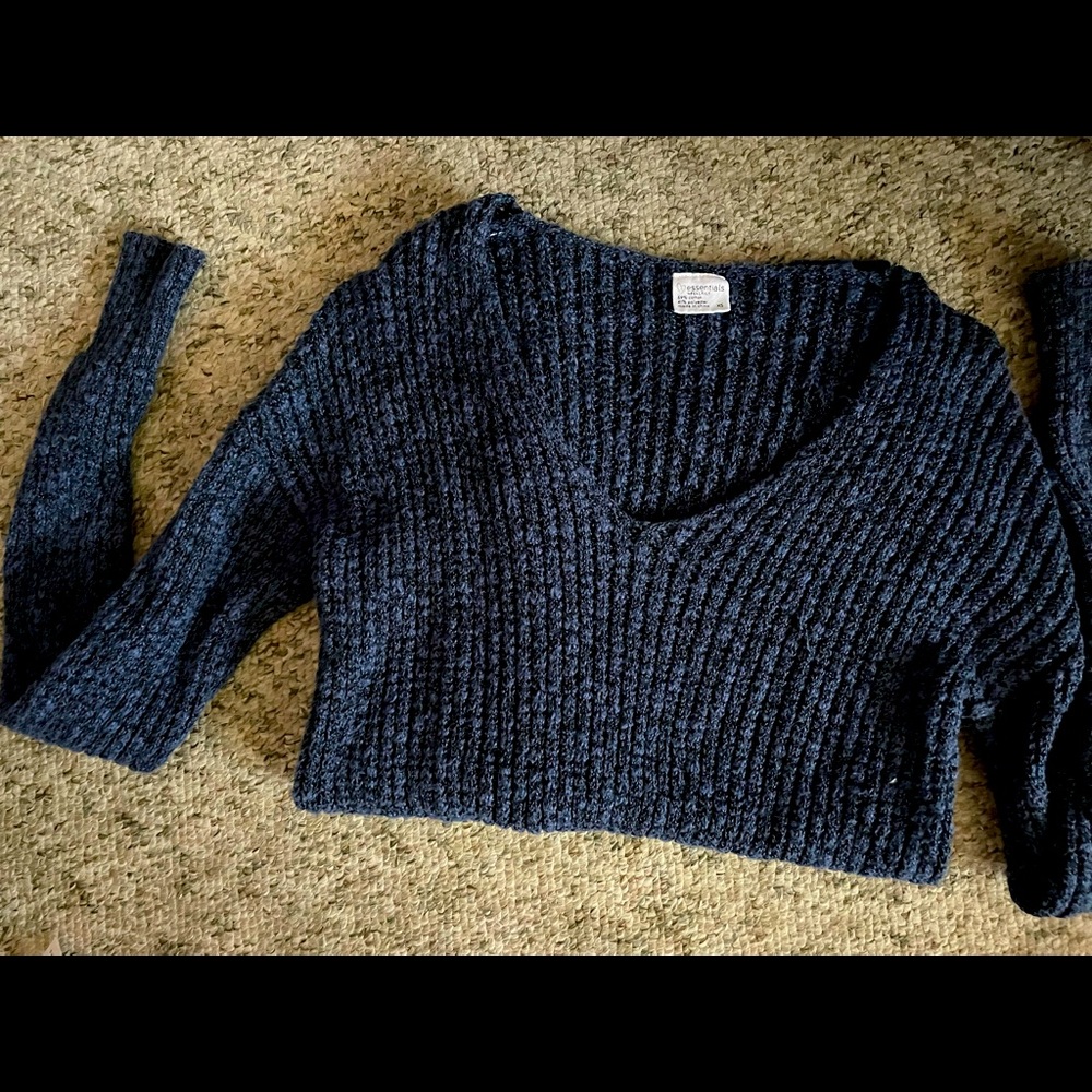 Navy Blue Sweater XS - FullTilt Trendy!